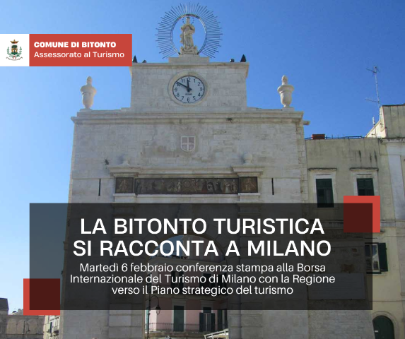 Bitonto verso il piano strategico del Turismo: se ne parla alla BIT di Milano
