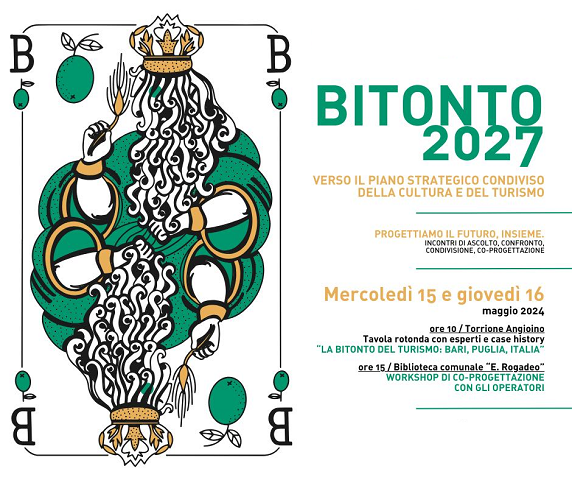 “Bitonto 2027”, verso il Piano strategico condiviso della cultura e del turismo
