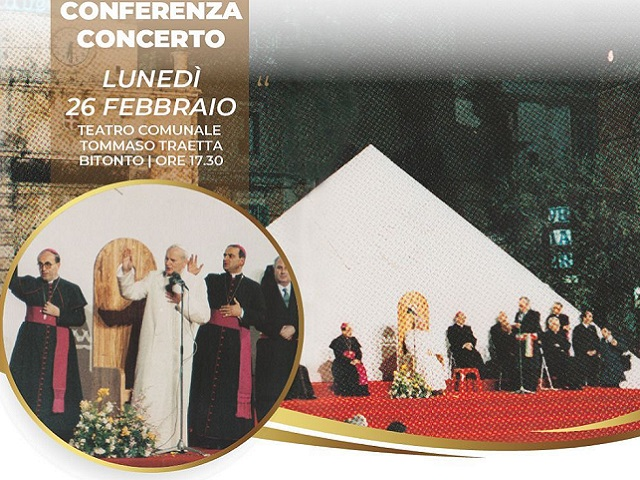 Lunedì 26 febbraio 2024 la celebrazione dei 40 anni dalla storica visita in città di Papa Giovanni Paolo II