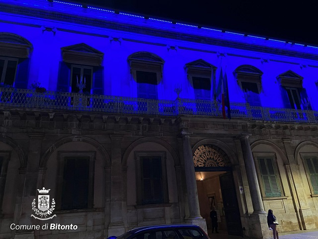 Per tre sere Palazzo Gentile s’illumina di blu in occasione della Giornata mondiale del diabete
