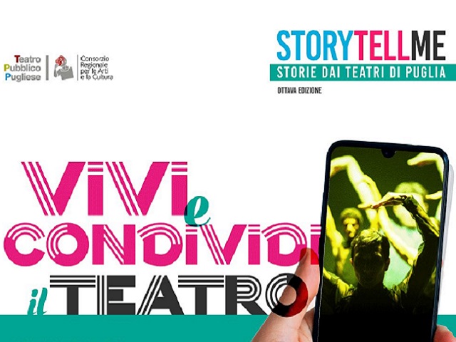 Il Teatro Pubblico Pugliese invita gli utenti di Instagram a partecipare al progetto Storytellme