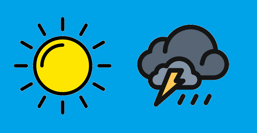 Ondata di calore e temporali: condizioni climatiche con allerta per la giornata odierna